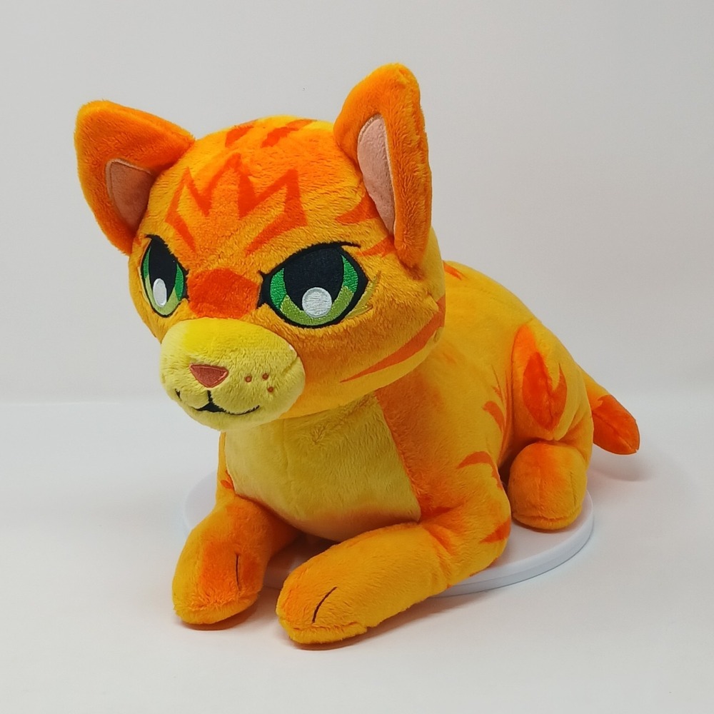 Warrior Cats Firestar 11" Large Mystery Plush Orange Tabby Cat Stuffed Animal